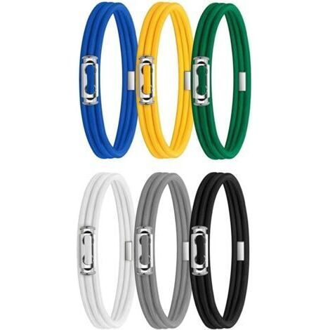 6er-pack Mülleimer-klebebänder, Große, Verstellbare Elastische Bänder, Passend Für 8–33 Gallonen Mülleimer, Mehrzweck-klebebänder, Langlebig