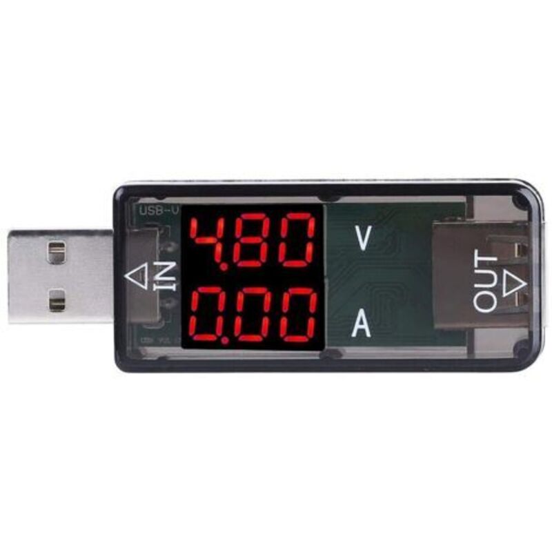 Usb-tester-multimeter, 3,2–10 V, 0–3 A, Usb, Digitaler Strom- Und Spannungsprüfer, Voltmeter, Amperemeter, 0,01 Genauigkeit, Multimeter-ladegerät