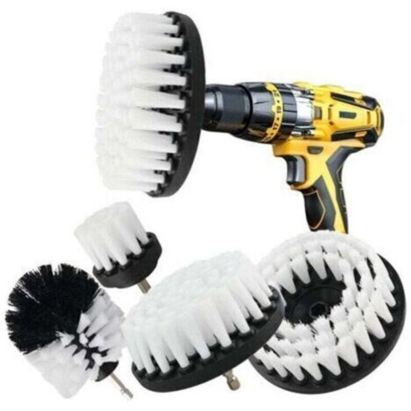 Brosse Nettoyage Perceuse 5-teilig, Mit Folgenden Merkmalen: Perceuse, Tapis, 5pièces