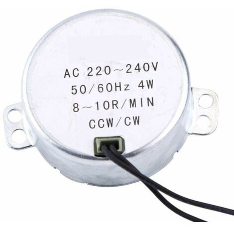 4w Elektrischer Synchronmotor – Wechselspannung 220–240 V – Drehzahl 8–10 U/min – Cw/ccw-betrieb – Für Lüftungsmechanismen Und Beleuchtung