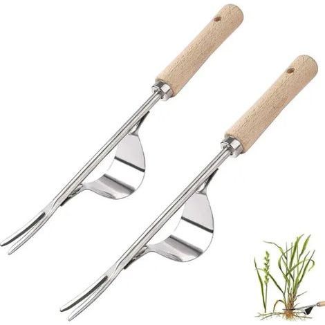 Gartengeräte Zum Manuellen Unkrautjäten Aus Edelstahl Und Gartenjäter