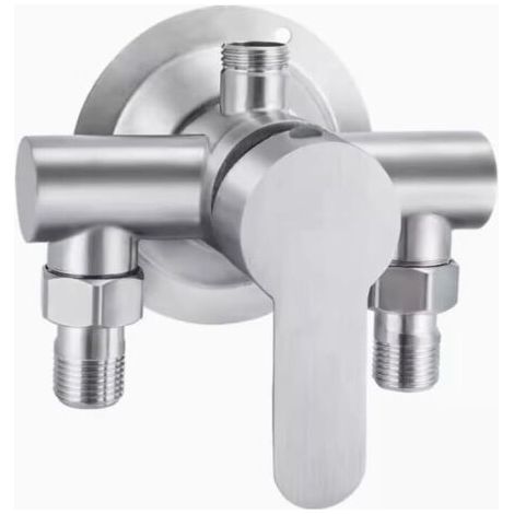 Unterbrecher Der Duschkabine Aus Rostfreiem G1/2-faser 304. Kaltes Und Kaltes Wasser, Auf Wand Aus Metall Gegossen