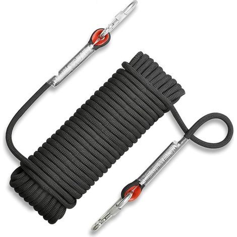 Memkey – 10 M Langes Außenseil – Anti-déchirure-nylon – 10,5 Mm Durchmesser – Tragfähigkeit 1200 Kg – Boucle Cousue Double Verrouillage