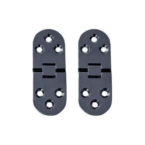 2 Stück Klappbare Tischscharniere, Flache Klappbare Schranktürscharniere, Schranktürscharniere Aus Zinklegierung, Möbeltürscharniere Mit Runden Kanten Und Schrauben, Für Tisch, Büromöbel