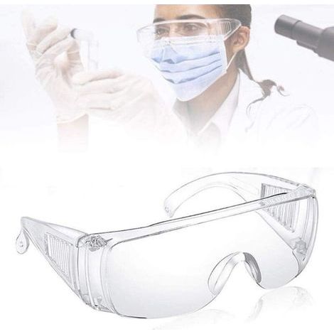 Schutzbrille, Medizinische Überbrille, Uv-schutz, Beschlagfrei, Für Landwirtschaft, Industrie Und Labor, Weiß