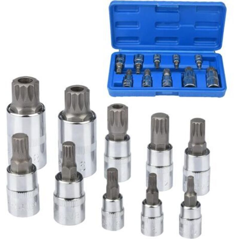 Pro Los Mit 10 Gewindebohrern M4 – M18 Torx – Dreifach-gewindebohrer-set Mit Sortimentskasten