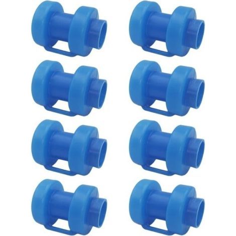 8 Stück Trampolinkappen, Pp-kunststoff-endkappen Für Trampolin, Stahlrohr-oberabdeckungen Für Kindertrampolin, Trampolin-schutzhüllen