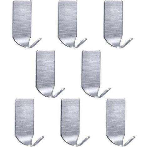Robuste, Wasserdichte Wandhaken Aus Edelstahl, Perfekt Zum Aufhängen Von Kleidern, Handtüchern, Schlüsselanhängern, Taschen, Lichterketten Usw. – Ideal Für Zuhause, Küche Und Wohnzimmer.