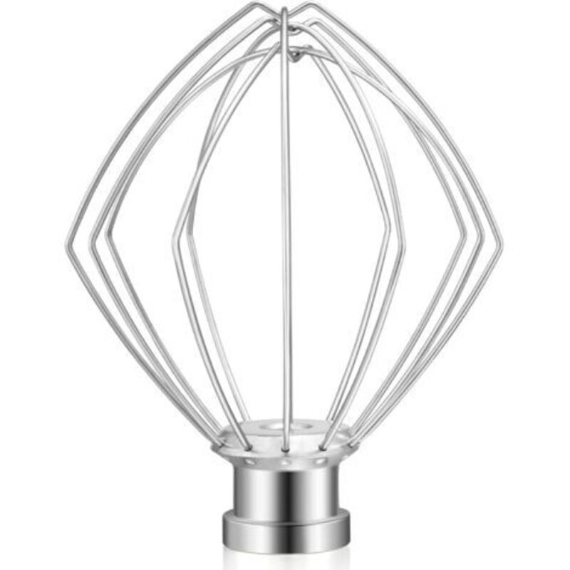 Edelstahl-schneebesen, Abgewinkelter Standmixer Für Kitchenaid K45ww Wp9704329 Ksm150 Ksm160 K45 Ksm90 Küchenmaschinen-zubehör-jusch