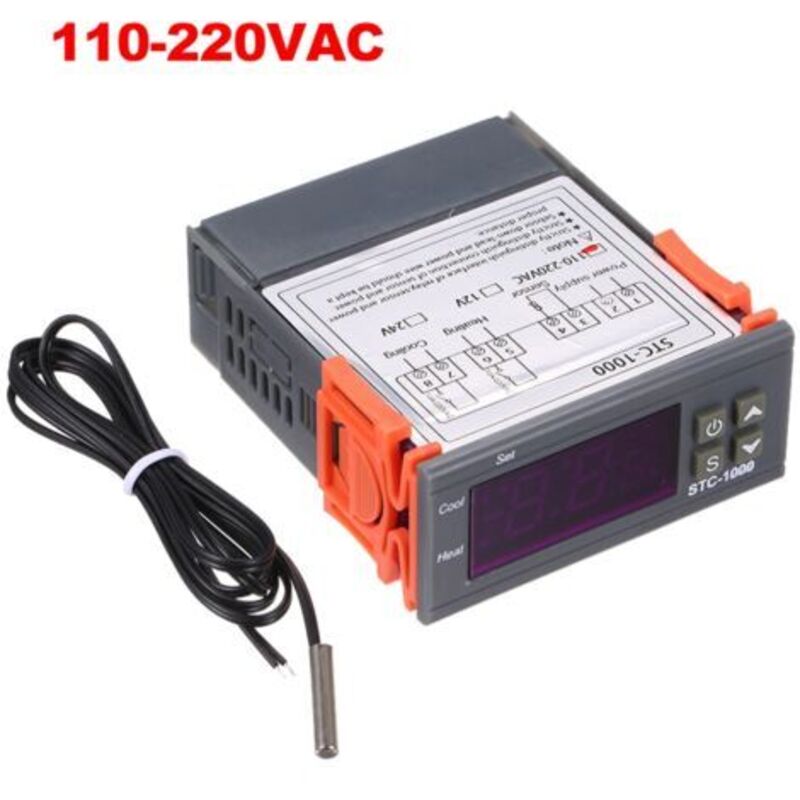 Digitaler Temperaturregler Kühl-heizungsthermostat Mit Ntc-sensor Stc-1000 (220 V)