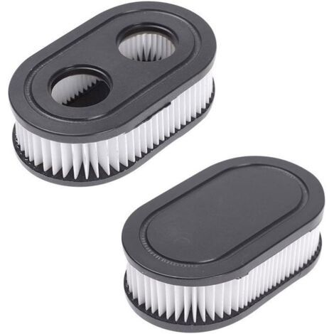 Schwarzer Ovaler Luftfilter Für Mtd-mäher Bs-798452 Briggs & Stratton, 2 Stück