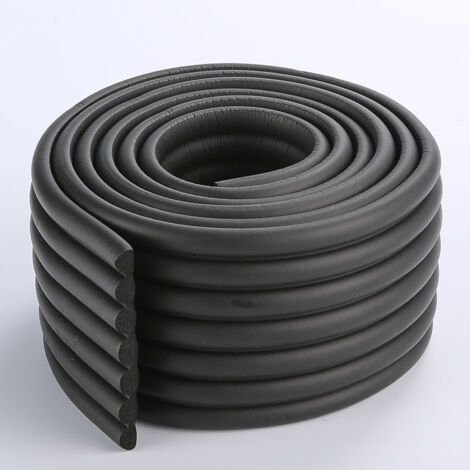Universelle Schaumstoffrolle, 200 Cm X 80 Mm X 8 Mm, Verdickter, Stoßfester Schaumstoff, Sicherer Babyschutz, Allzweck-anti-crash-schutz, Weich Und Flexibel, Schwarz