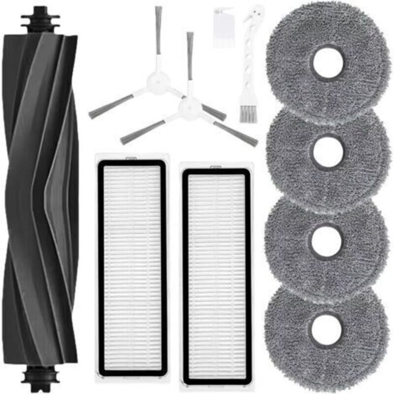 Austauschbares Zubehörset Für Den Dreame Bot L10 Prime/pro – Saugroboter, Bürste Und Gummi, Hepa-filter, Seitliche Bürste, Chiffon