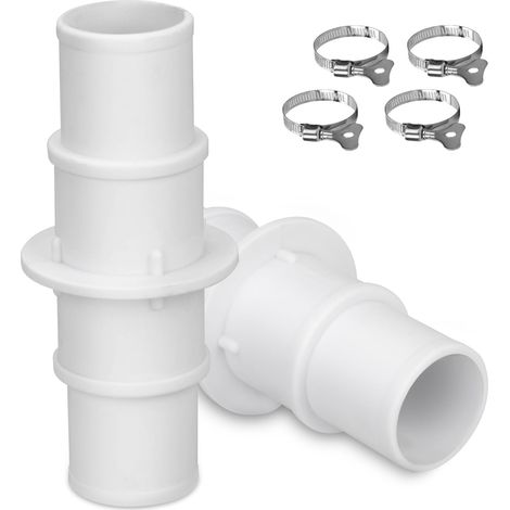 Anschlussadapter Für Schwimmbecken 1-1/4" – Kompatibel Mit Den Intex-filterpumpenmodellen 607 Und 637 – Verbesserter Anschlussadapter Für Schwimmbecken