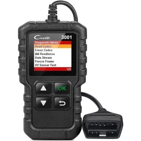 Diagnostic Launch Cr3001 Autodiagnosekoffer, Obd2-autodiagnosescanner Für Benzin- Und Dieselautos, Lesen Und Löschen Von Motorfehlercodes, Delphi-obd-lesegerät,