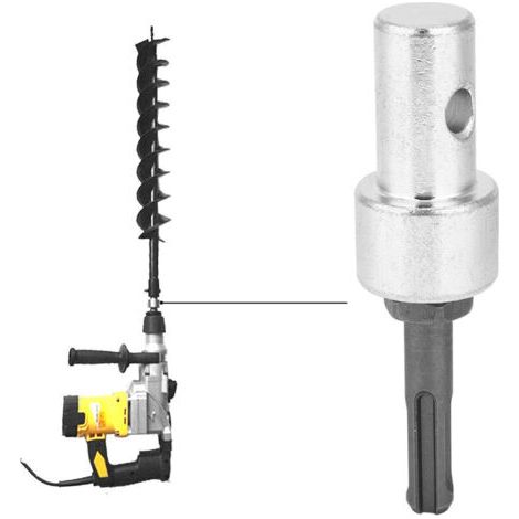 Ausgezeichneter Erdbohrer-adapter, Professioneller Erdbohrer, Metall-mauerwerksadapter Für Sds Plus Akku-bohrschrauber-bohrer