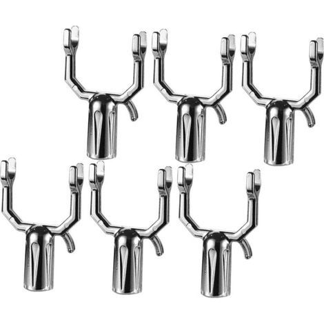 6 Stück Aluminiumlegierungswerkzeuge, Metall-baumstützgabel, Obstbaumstützen, Zweige, Stammstütze, Baumstützgabelhalterung