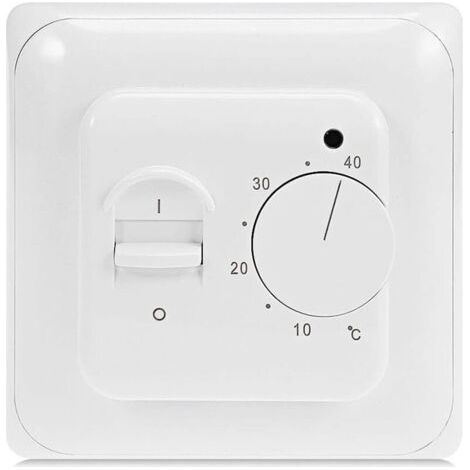Manueller Raumthermostat Für Elektrische Chauffage An Der Sonne Mit Sonde Ac 220 V, 16 A, Thermostat Für Plancher Chauffant Mécanique