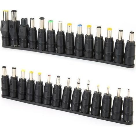 28 Stück Dc-netzteil-spitzen, 5,5 X 2,1 Mm Buchse, Universeller Lade-umwandlungskopf Für Laptop-cwu