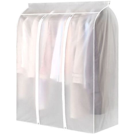 Kleiderschrank Kleidung Hängende Aufbewahrungstasche Hängetasche Durchscheinende Kleidungsschutztasche Mit Großer Kapazität, Staubdicht Und Feuchtigkeitsbeständig, 1 Stück, 50 X 100 X 90 Cm