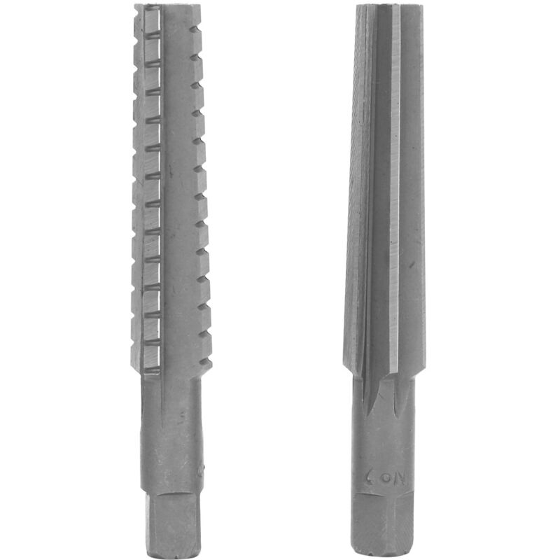 2-teiliger Hss-reibahle Mt2 Feiner/rauer Kegel-reibahlen-werkzeugsatz Mit Geradem Schaft 1,5 X 12,5 Cm
