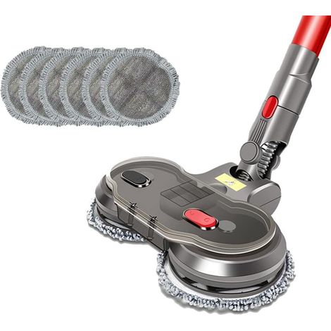 Elektrischer Besenkopf, Trocken Oder Nass Verwendbar, Kompatibel Mit Den Dyson-modellen V7, V8, V10 Und V11. Austauschbare Teile Mit Wassertank. Enthält: Wischkopf, Reinigungstücher Und