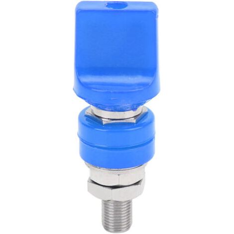 M10-anschluss Für Stromstärke Bis 100 A, Kompatibles 4-mm-bananenkabel, Blau