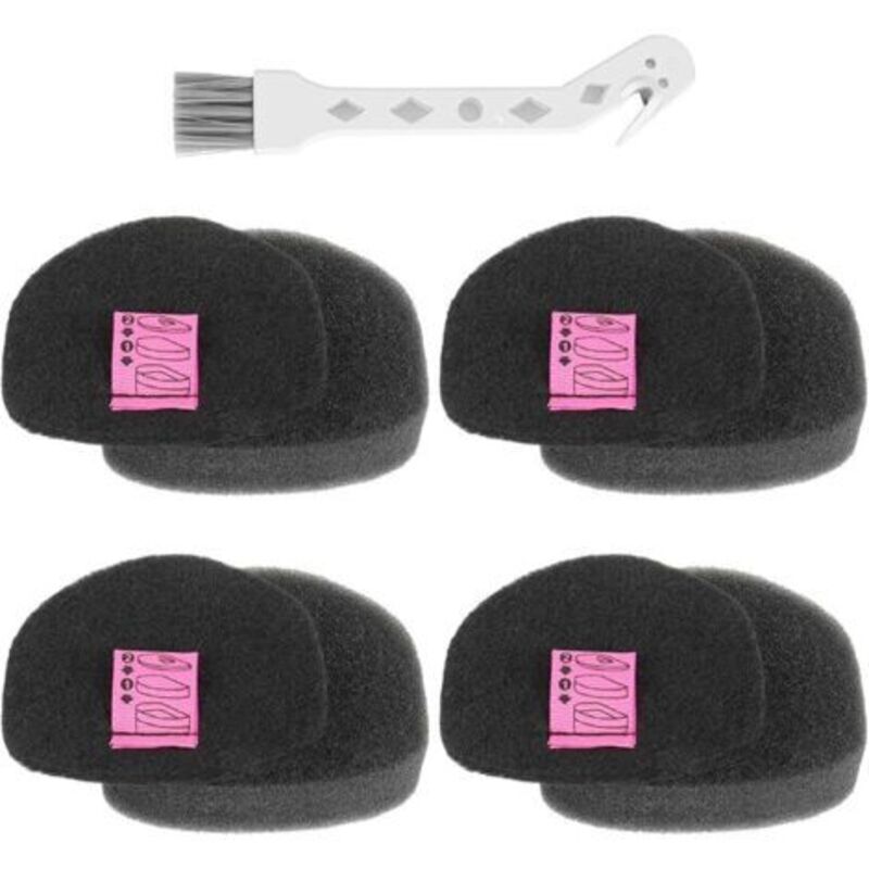 4er-pack Schaumstoff- Und Filzfilter, Kompatibel Mit Shark Ch901 Ch950 Ch951 Ch951c Ch900wm, Ersatzteil Xftrch900