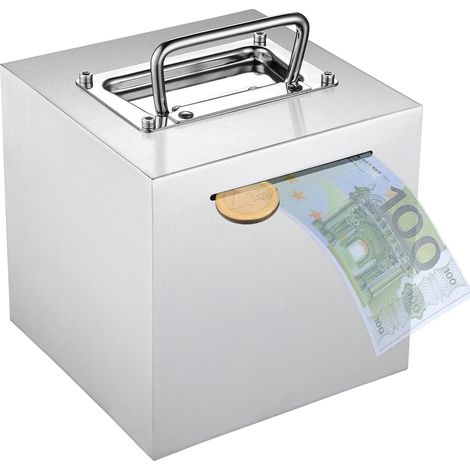 Erwachsene Aus Edelstahl, Metall-sparbüchse Für Kinder, Großes Geschenk Für Erwachsene Mit Poignée De