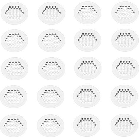 Set Mit 20 Runden Lüftungsgittern Aus Edelstahl Mit 35 Mm Durchmesser, Mit Löchern, Für Küche, Schränke Und Möbel –