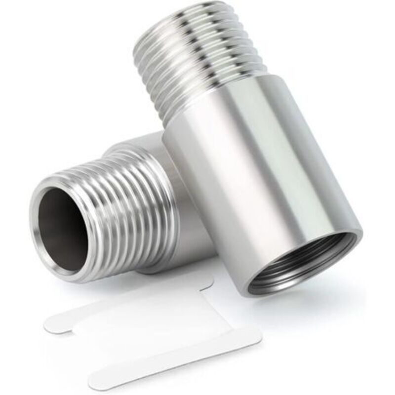 2 Stück 50 Mm 3/4 Zoll Buchse X 3/4 Zoll Bsp-nippel, Gussrohr, 304 Edelstahl-rohrverschraubungen