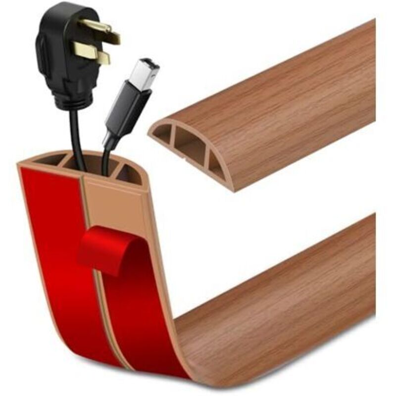 Golotte-kleber Für Kabel, Kabelkanäle Für Solaranlagen, Cache-kabel Aus Pvc (6 M × 2 Cm, Aspekt: Gelb)