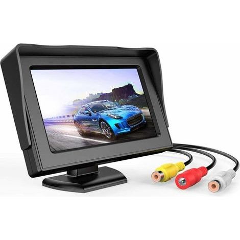 Speicher – 4,3-zoll-lcd-bildschirm Für Rückfahrkamera – Auflösung 480 X 272 – Pal/ntsc-kompatibel Und Kompatibel – Unterstützung Um 180° Verstellbar