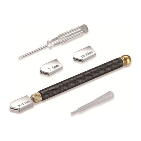 Professioneller Glasschneider 2–20 Mm, Verbessertes Schneidwerkzeug, Schwarze Farbe