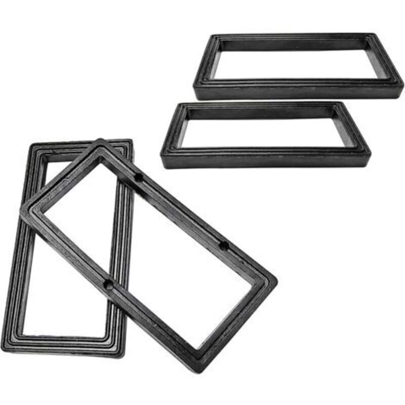 4-teilige Dichtung, Gummi-abstandsscheiben, Für Überlaufrohre Und Überlaufrohre (asin B0791xnzqx, B09yhkl23p), 73 X 37 X 6 Mm