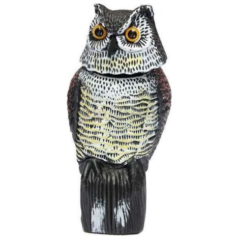 Taubenabwehrmittel – Reflektierende Und Leuchtende Eule, Vogelabwehrmittel, Vogelscheuchenabwehrmittel – Um Tauben, Krähen Und Andere Vögel Fernzuhalten.