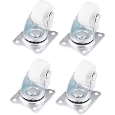 4 Stück Universal-lenkrollen, 25-mm-lenkräder, Robuste, Leise Rollen Für Stühle, Kleine Karren, Koffer