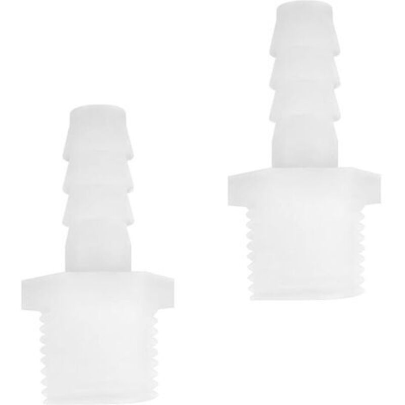 2er-pack Kunststoffschlauch-reduzierstück, 10 Mm Außendurchmesser Mit Widerhaken X G1/2-stecker, Anschlussadapter Für Aquarien