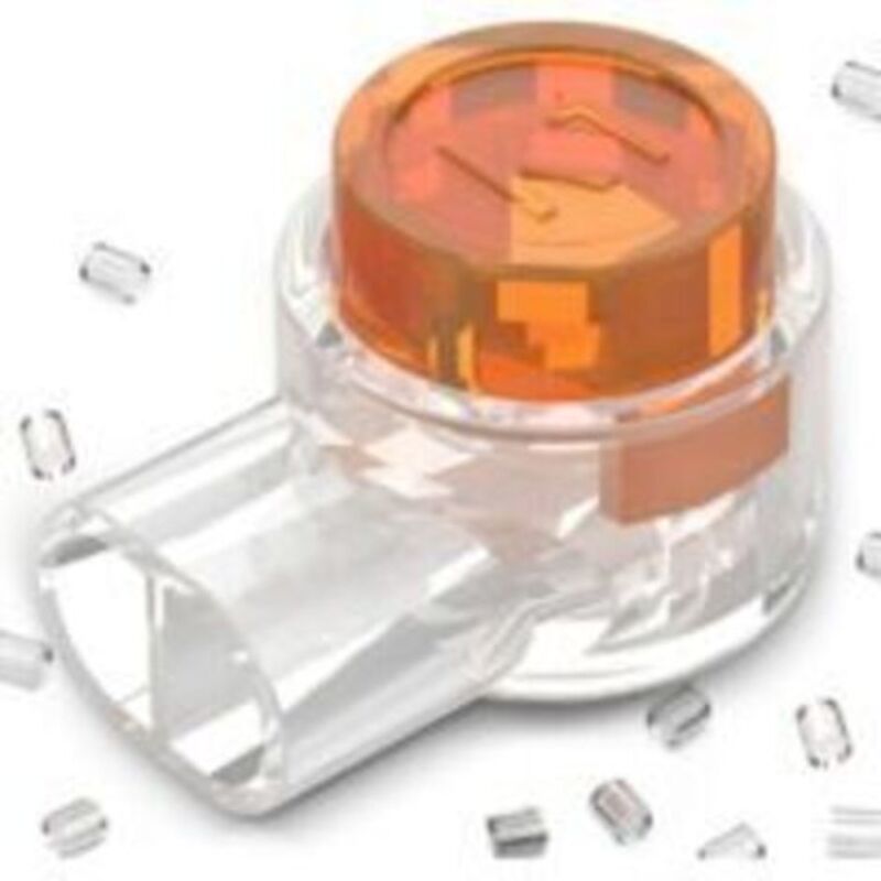 Lot Von 2 Aneinander Angeschlossenen Anschlüssen. Anschlusskabel. Ethernet-anschlusskabel. Kabel (orange).
