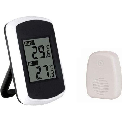 Innen-/außenthermometer Ohne Filter, 100-meter-übertragung, Präzisionsmessung, Lcd-display Mit Klarer Numerischer Anzeige Für Das Büro Am Wohnsitz Xxw