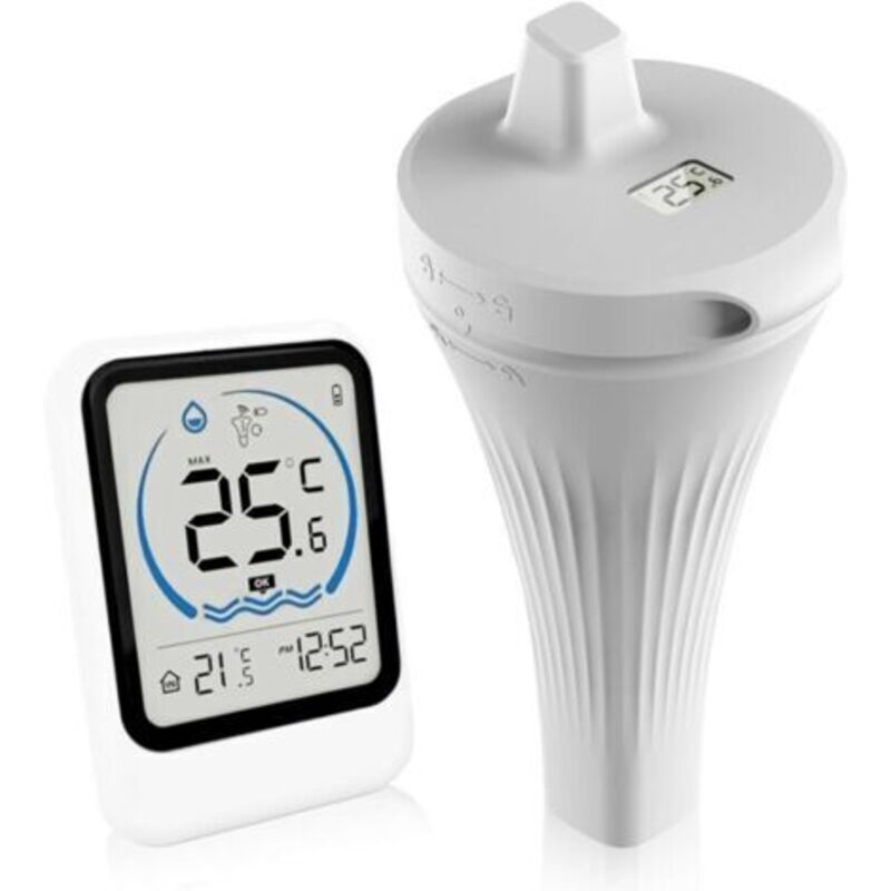 Schwimmthermometer, Schwimmthermometer Ohne Filter, Ip68, Schwimmthermometer Ohne Filter, Innen- Und Außenwasserthermometer Für Aquarien, Schwimmbecken, Schwimmbecken