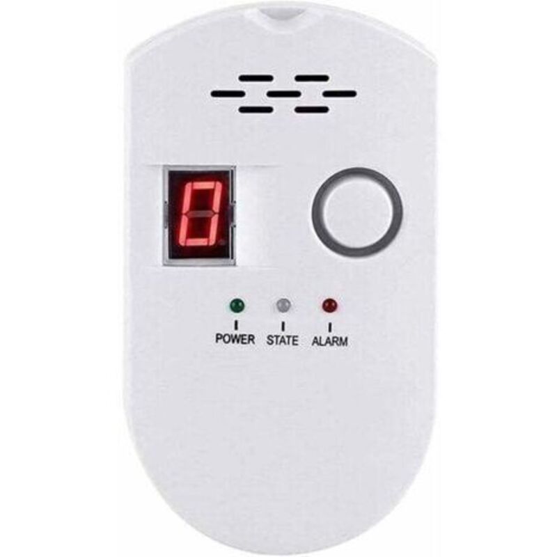 Numerischer Gasdetektor Für Naturgas, Alarm Für Haushaltsgas, Gasdetektor Mit Hoher Empfindlichkeit Für Lpg, Lng, Detektor Für Naturkohlekohle, Alarmmonitor Für Haus/küche