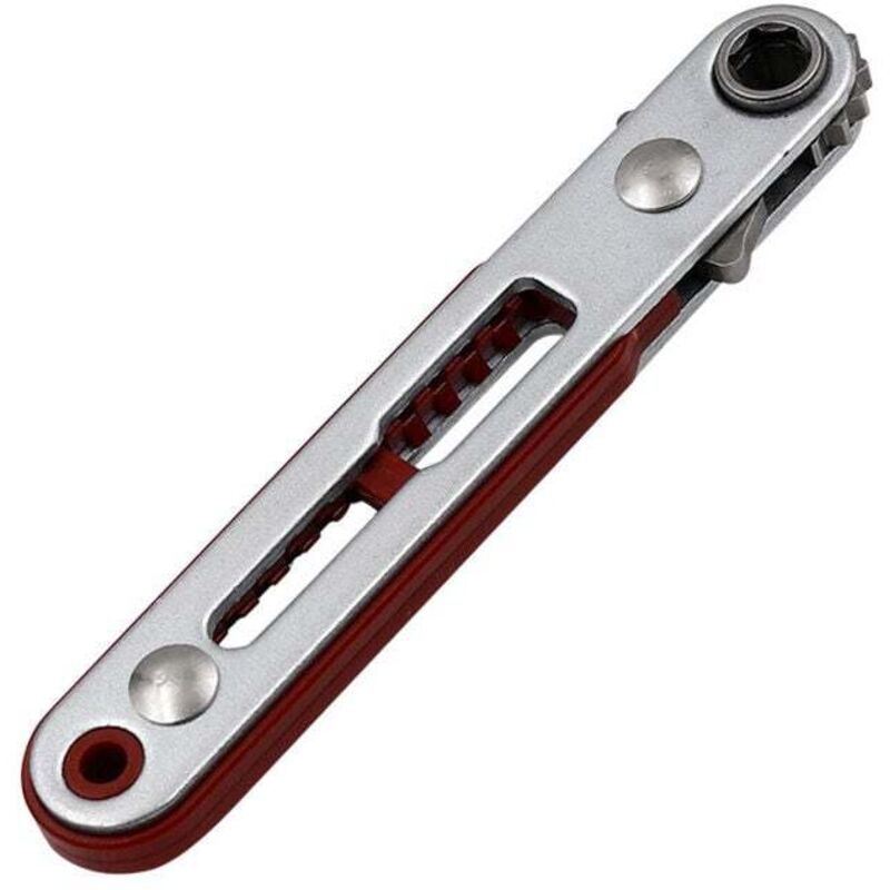 1 Stück Mini Clé À Cliquet, Clé À Cliquet Réversible Multifonctionnelle, Double Sens, 1/4 "(6,35 Mm) Hexagone, Contrle Bidirectionnel Pour Embouts De Tournevis À Tête Simple/double Perceuse Tool