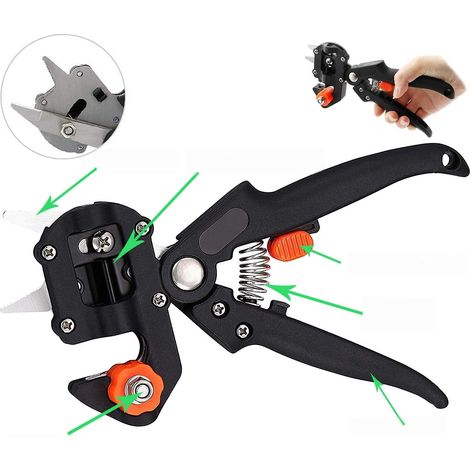 Kit D'Outils De Greffage Polyvalent - Enthält Greffoirs Vom Typ V, Ω Und U