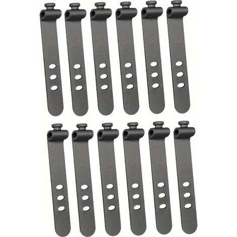 Lot Von 12 Silikonkabel-befestigungen – Organisator Für Données- Und Cordons-d'écouteurs-kabel – Anti-perte-befestigungen