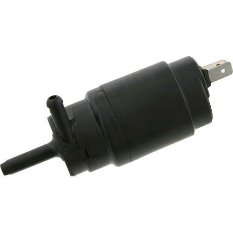 Pompe De Lavage Pare-brise Automobile – 12v, Pompe À Eau Pour Réservoir Lavage, Noire