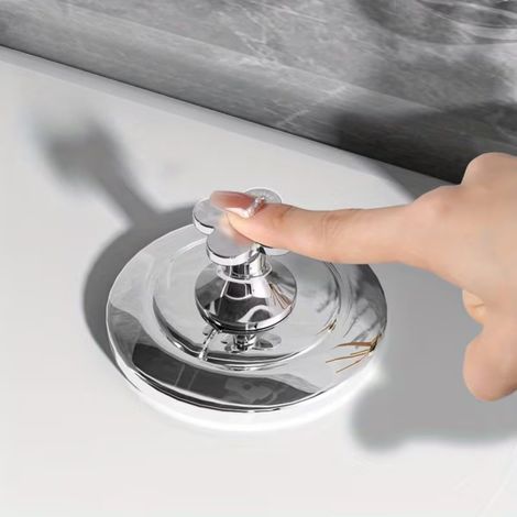Bouton De Chasse D'Eau En Forme De Fleur, Bouton Style Poignée De Tiroir, Accessoire De Salle De Bain Easy To Installer