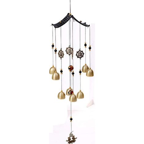 Glockenspiel Mit 8 Glocken – Glockenspiel Für Den Außenbereich, Ideal Für Terrassen, Veranden, Gärten Oder Vorgärten.