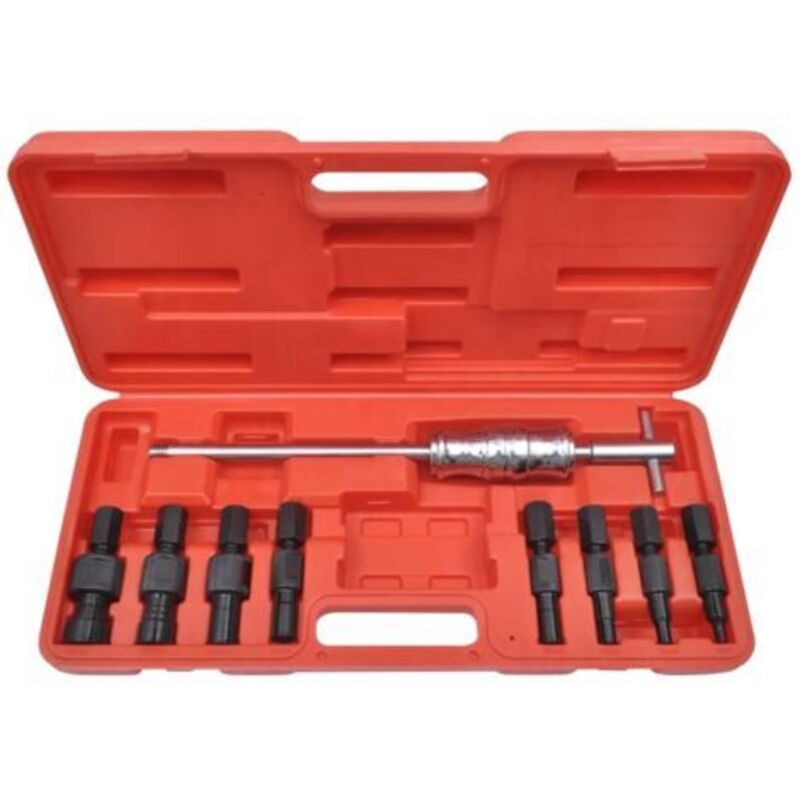 Werkzeug-set Zur Entfernung Von Bohrlöchern, 9 Teile (8–32 Mm), Mit Trägem Extraktor