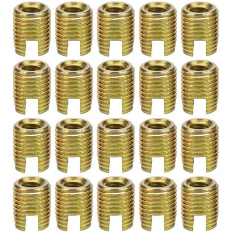 Reparatursatz Für Selbstschneidende Schrauben Aus 302 Kohlenstoffstahl (20 Stück, M8 X 1,25 Mm, M12 X 1,5 Mm, 15 Mm)